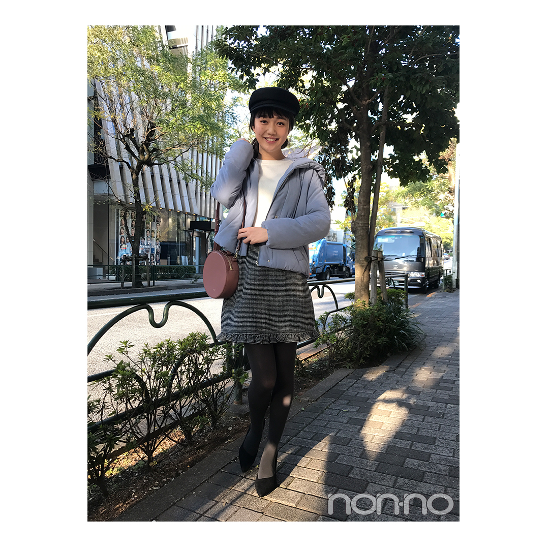 松川菜々花のピンク&デニムで可愛げヘルシーコーデ【毎日コーデ】_1_1