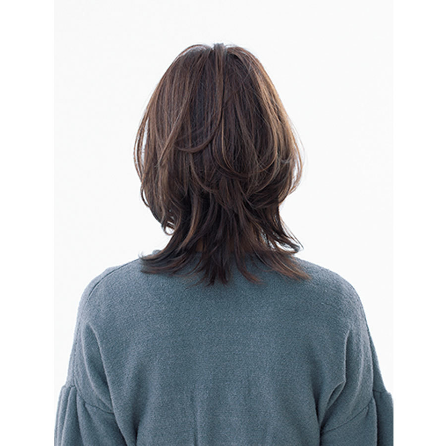 後ろから見た 人気ヘアスタイル7位の髪型