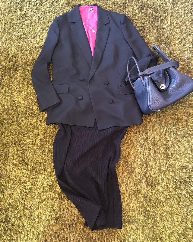 jacket:tomorrowland bag:HERMES