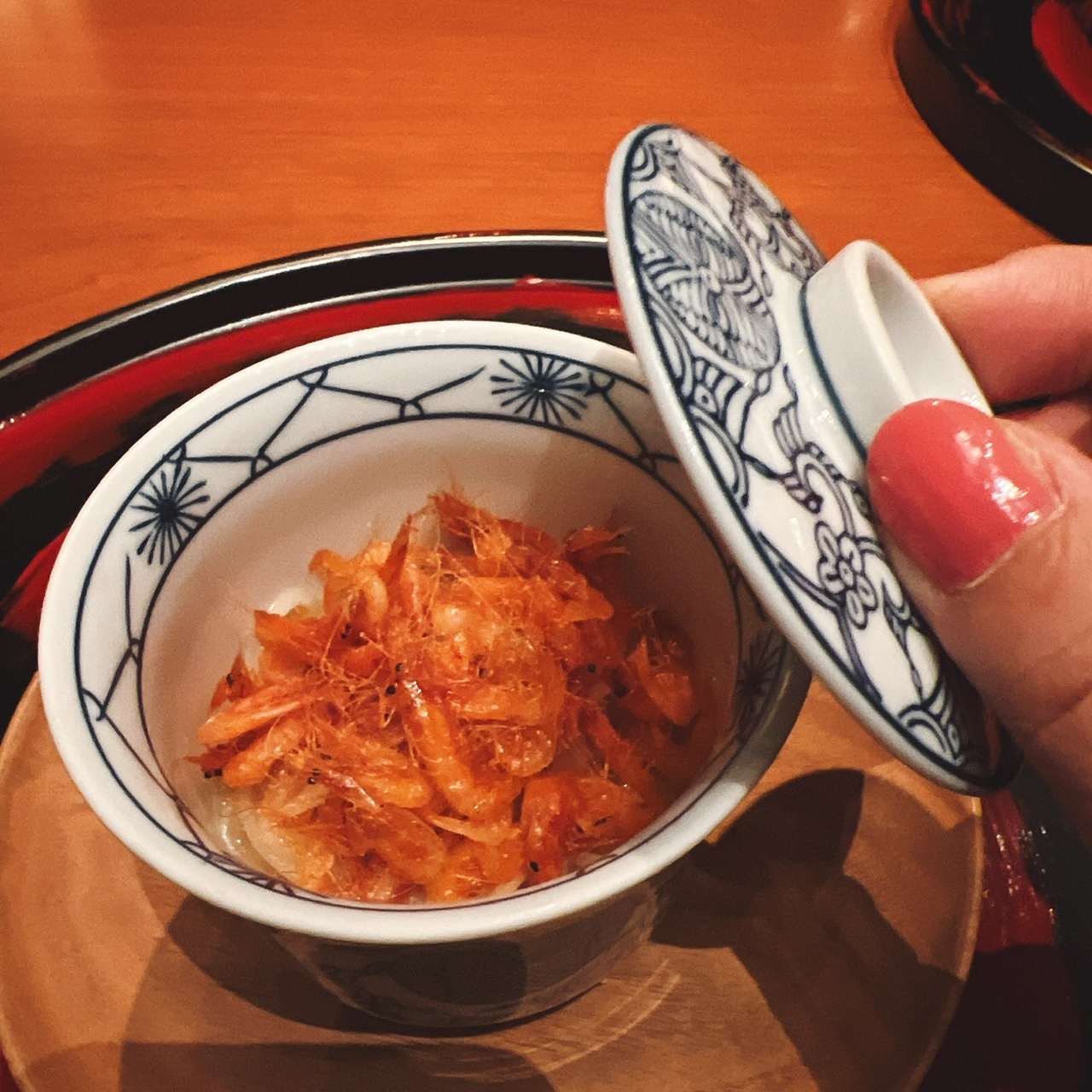 桜海老の蕎麦