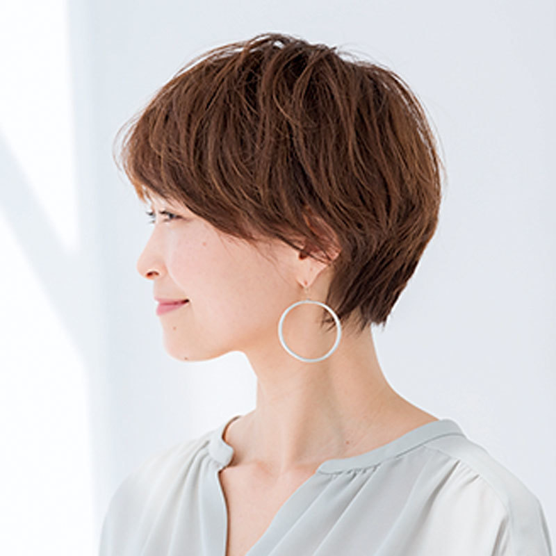 横から見た 人気ヘアスタイル6位の髪型