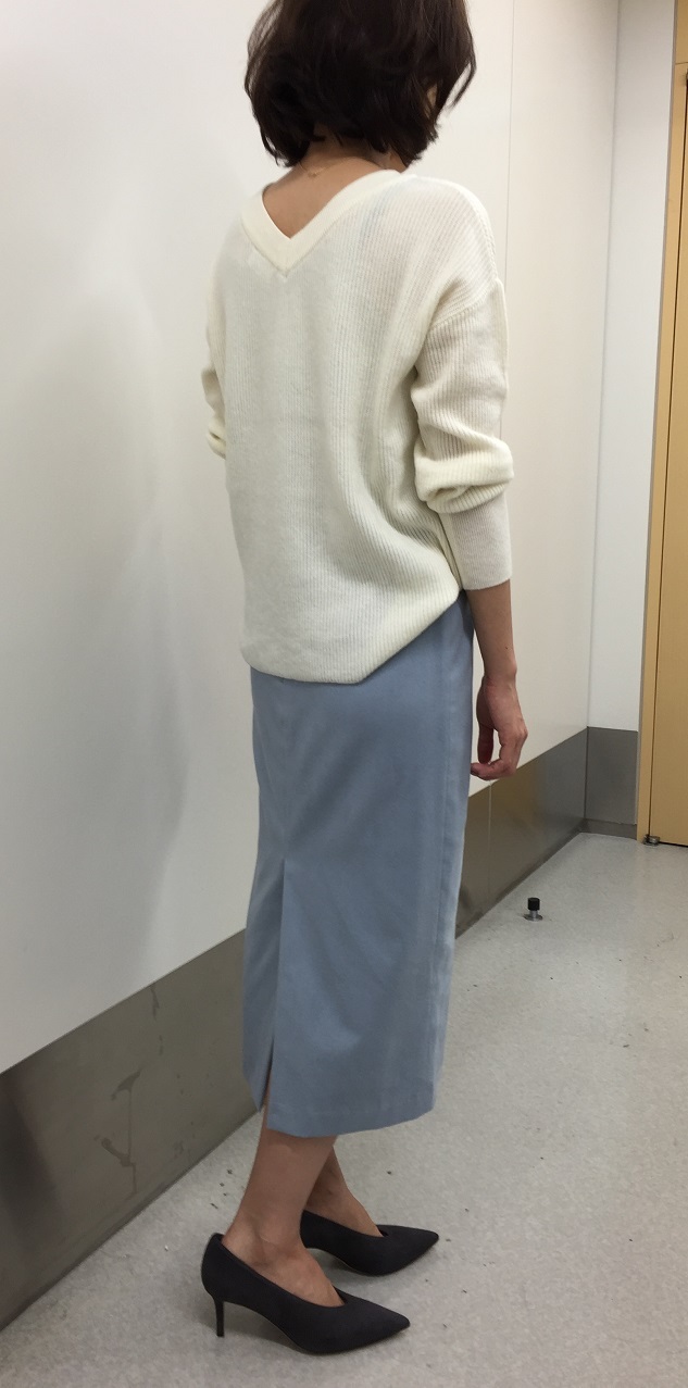 先出し!10月号のM7daysのワッフルトップス&スウェードスカート【SHOP Marisol】_1_4