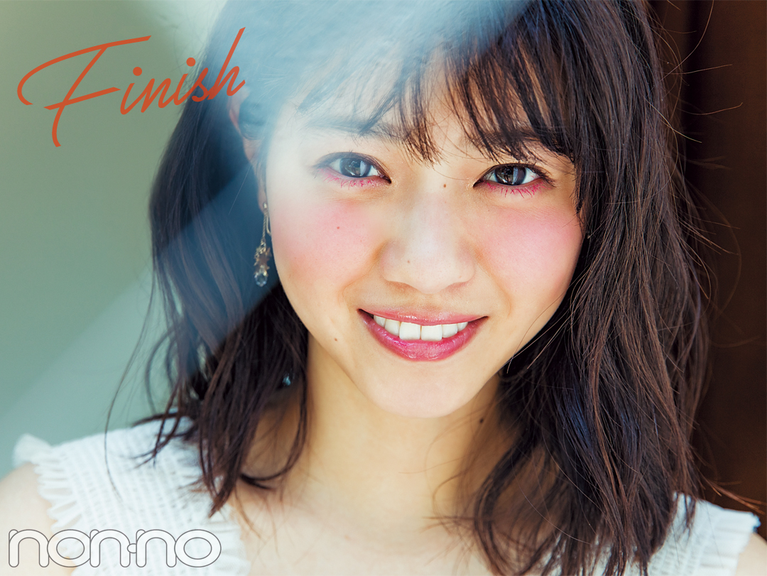 西野七瀬の儚げモテメイク♡ ”もしかして照れてる?”は赤で作る!_1_7