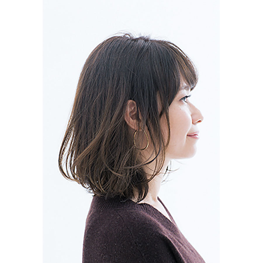 横から見た 人気ヘアスタイル1位の髪型