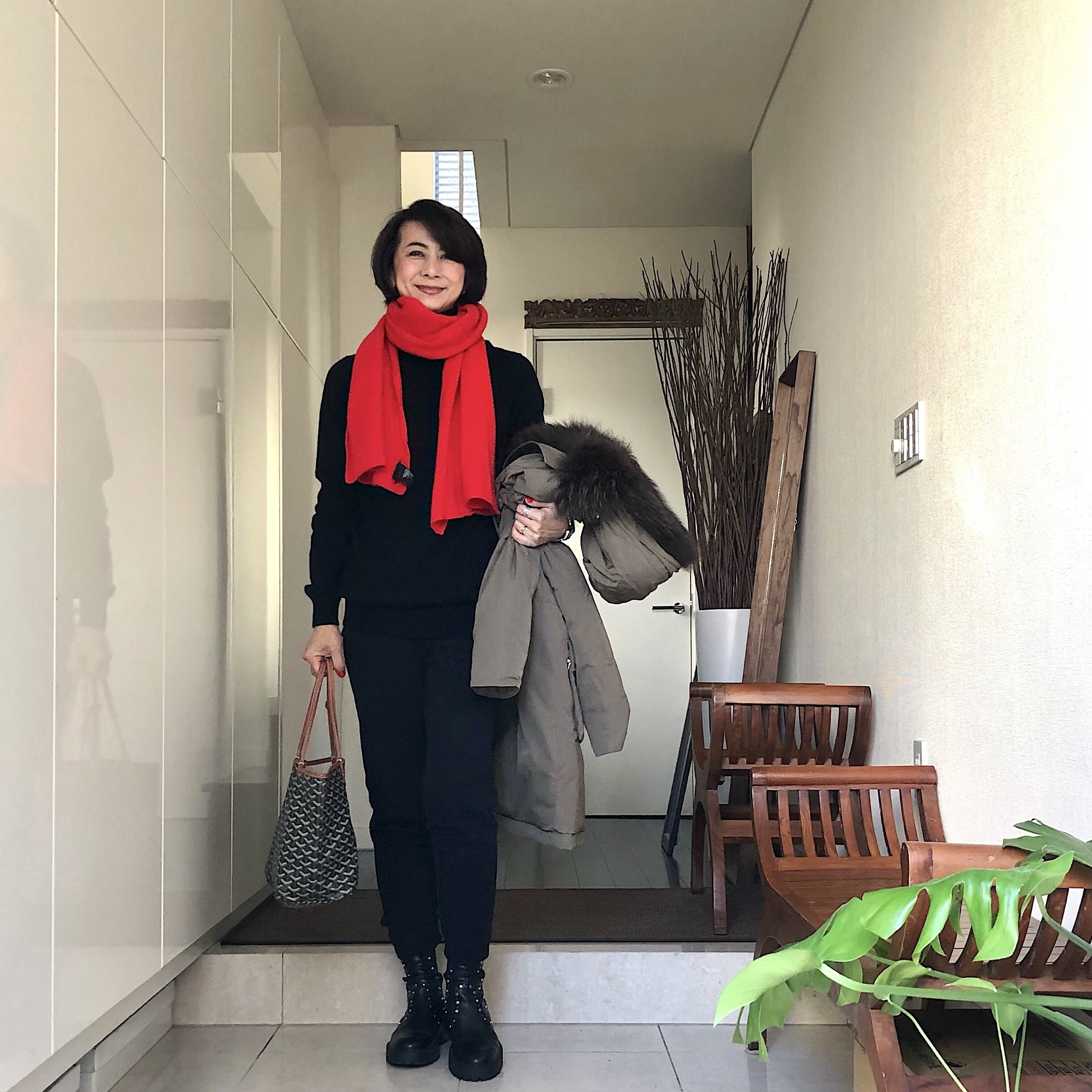 真冬のスポーツ観戦コーデ 華組 近藤和子のブログ 華組ブログ Web Eclat