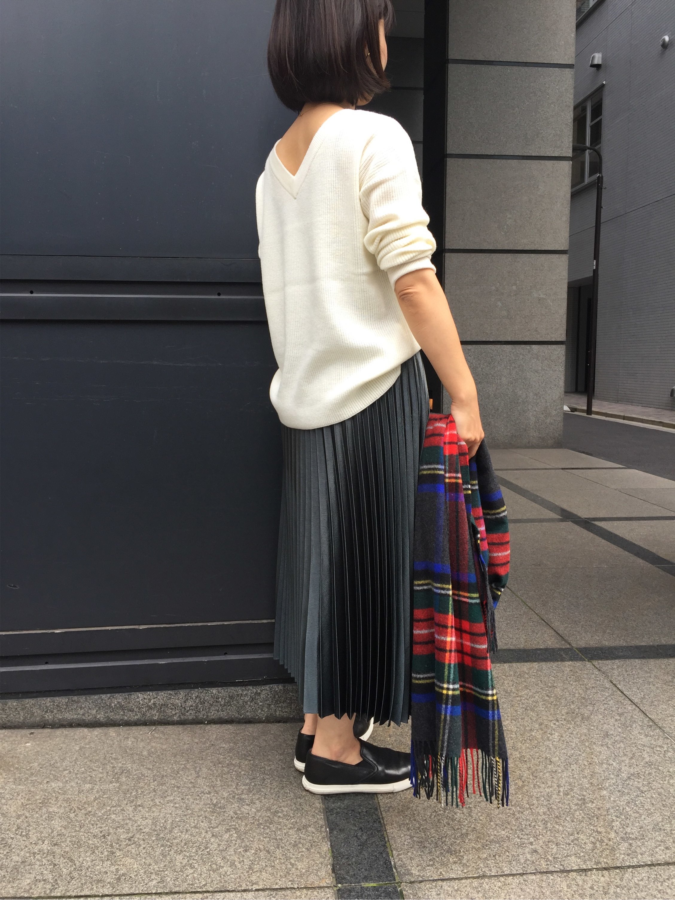 2WAYで使えまくり!のワッフルニット【SHOP Marisol】_1_2