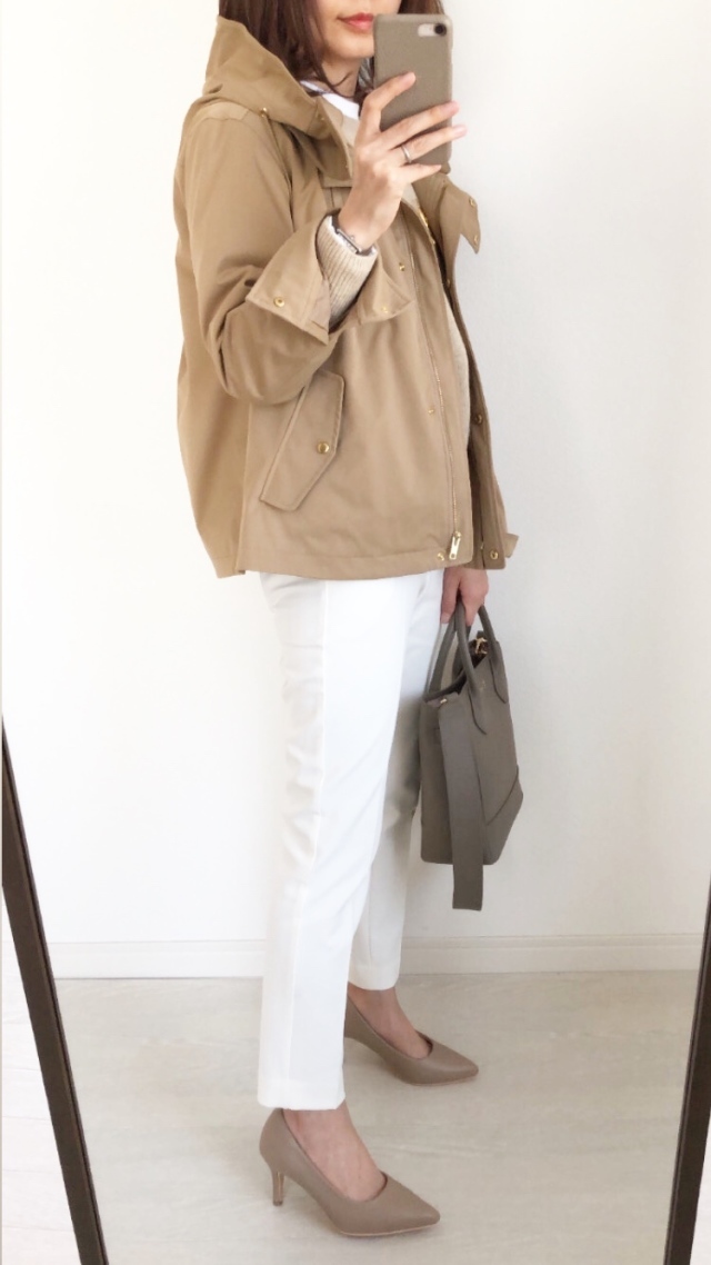 UNIQLO プレミアムラムクルーネックセーター NATURAL