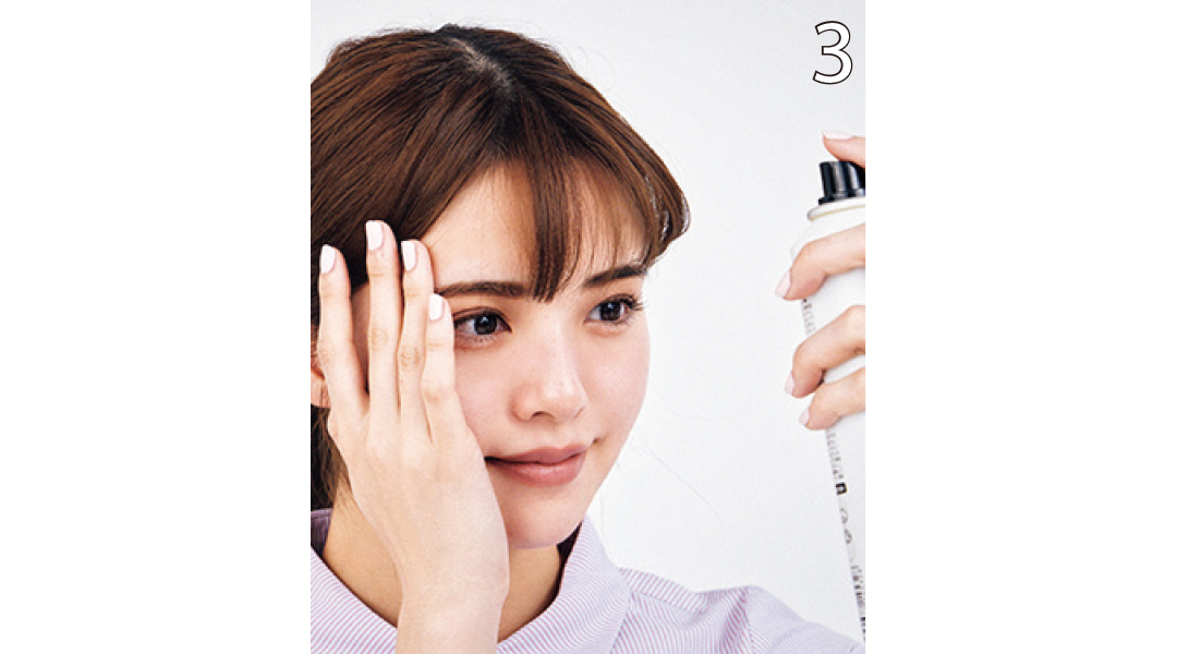 ストレートアイロンで韓ドラヒロイン風ヘアアレンジ3