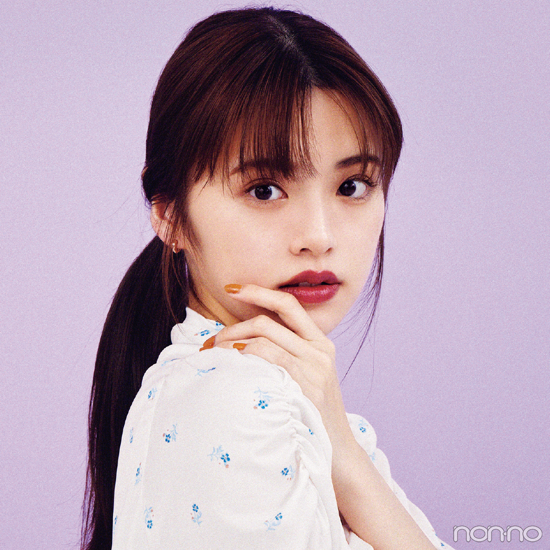 前髪&後れ毛にワザあり タイトポニーヘアアレンジの鈴木ゆうか