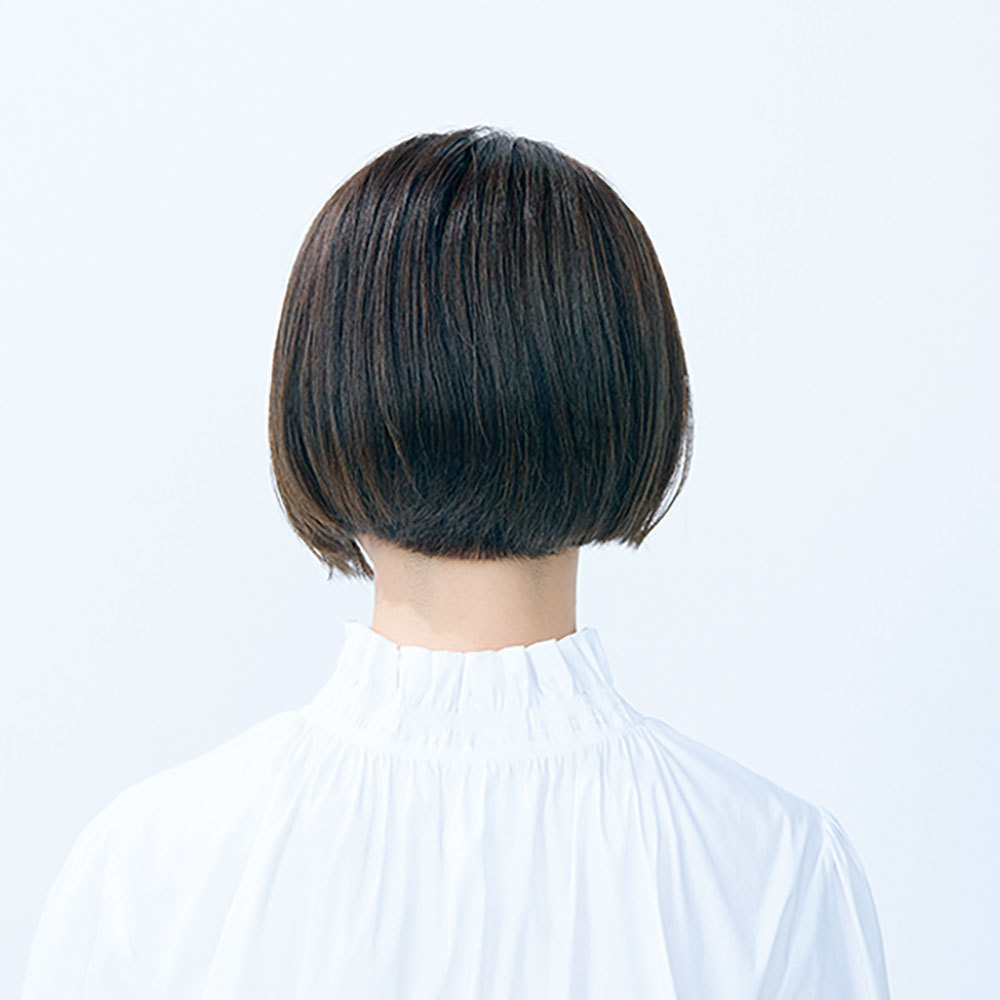 後ろから見た 人気ボブヘアスタイル4位の髪型