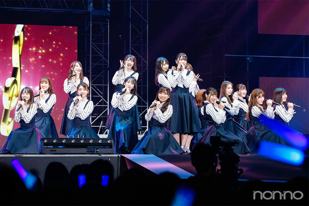 佐々木美玲(日向坂46)「日向坂46×DASADA LIVE&FASHION SHOW」ステージ
