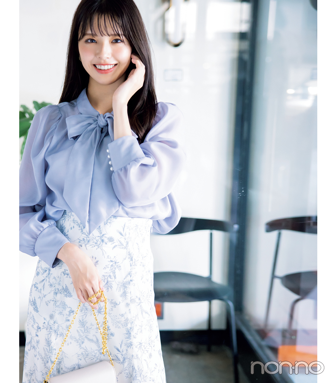 なりたい系統で選ぶ秋イチ服 優しげフェミニン鈴木ゆうかのスタイルは Non No Web ファッション 美容 モデル情報を毎日お届け