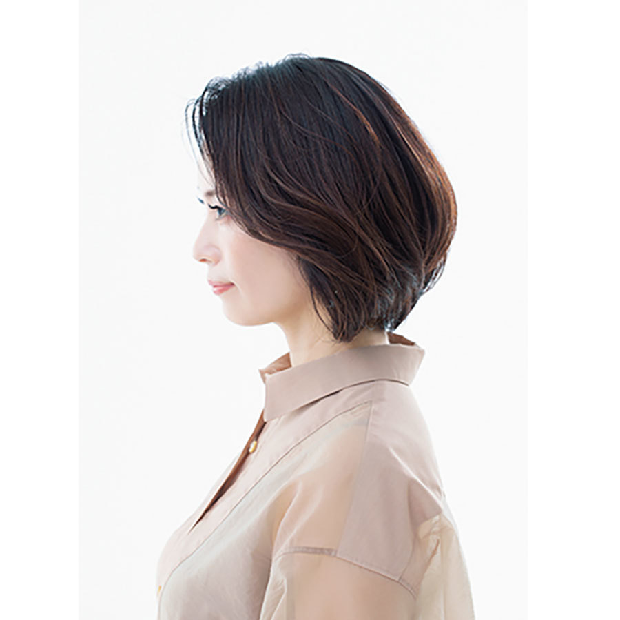 横から見た 人気ヘアスタイル2位の髪型