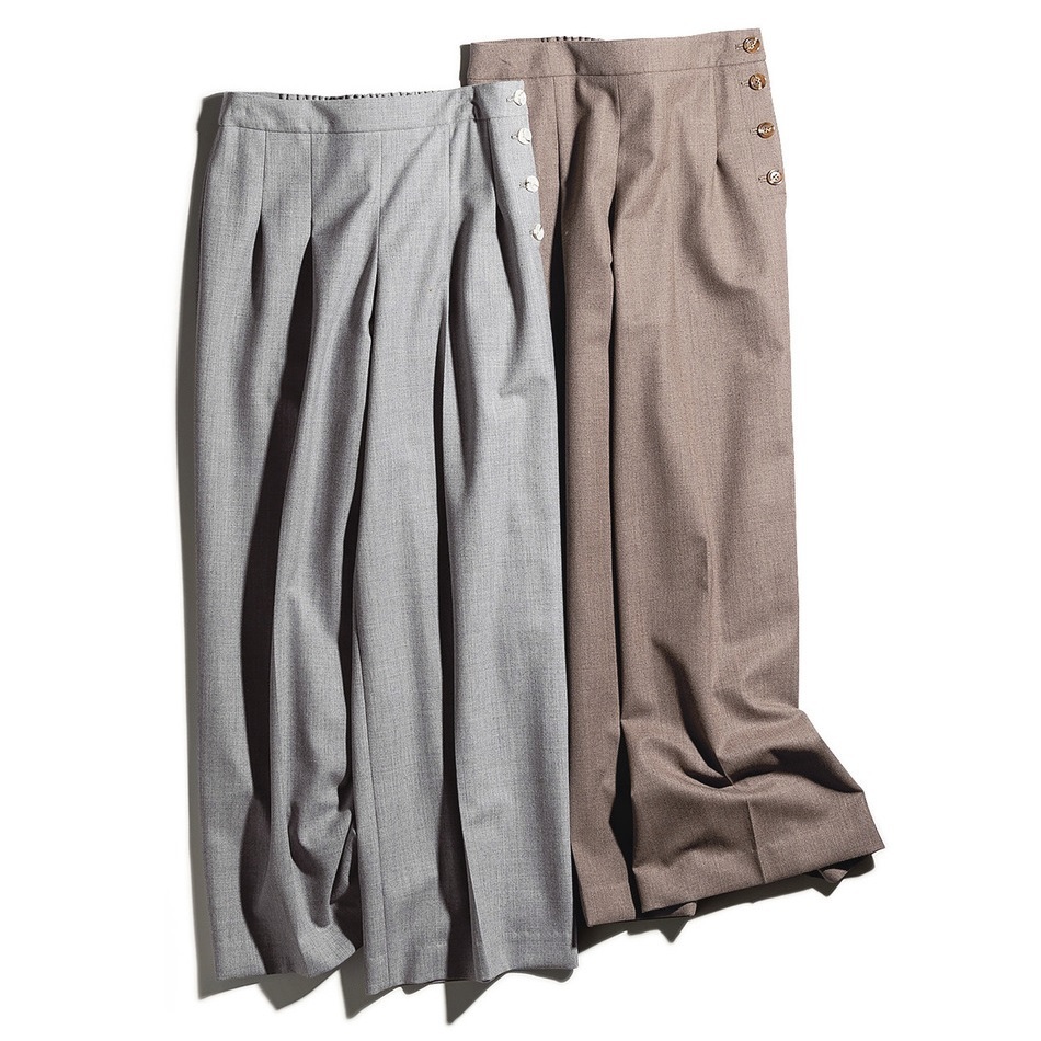 ファッション アディアムのワイドパンツ