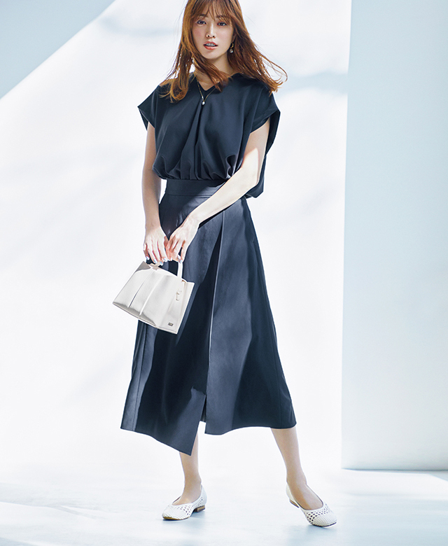セットで、単品で着回し自由自在 ROPÉ × Marisol スペシャルコラボ 大人のための “女っぷり®セットアップ” 完成しました!_1_5
