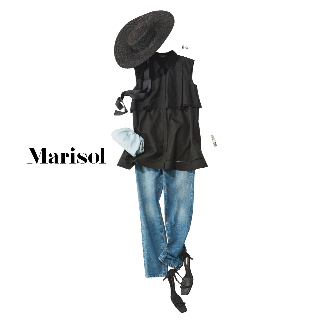 大人ベージュのゆるワンピースコーデから爽やかなブルーコーデまで アラフォーの１週間コーデ ファッション誌marisol マリソル Online 40代をもっとキレイに 女っぷり上々