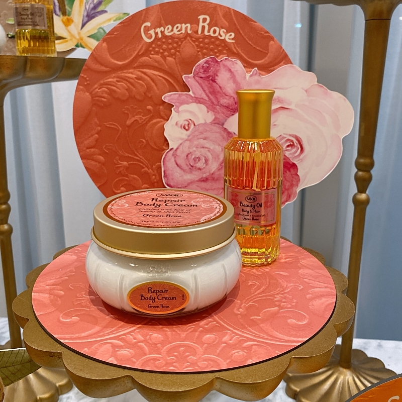 SABONのグリーン・ローズ