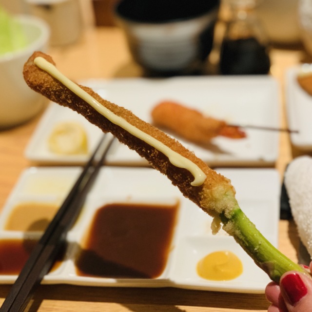 ある日は串カツ。