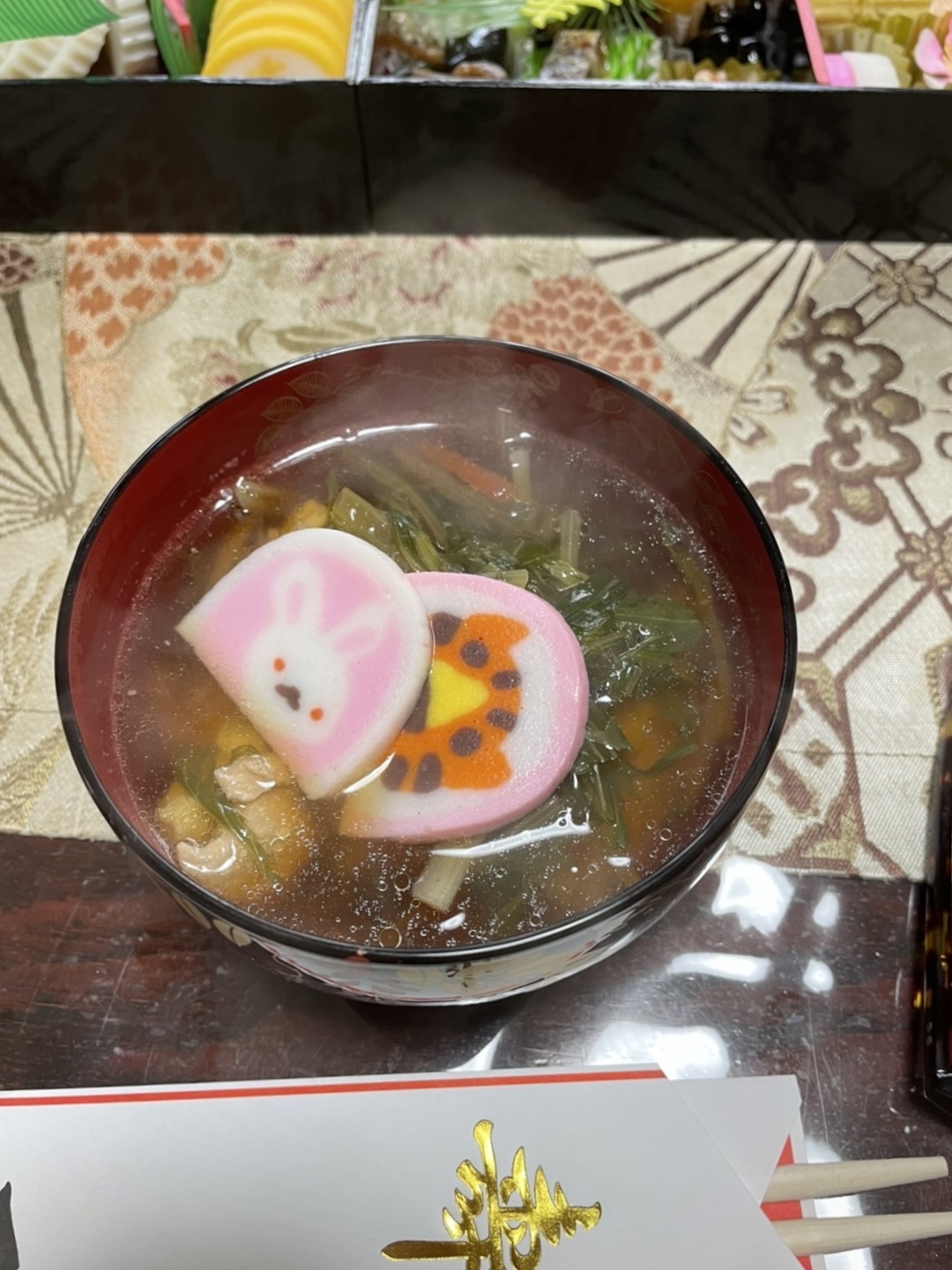 ノンノ連載、友野一希選手宅のお雑煮