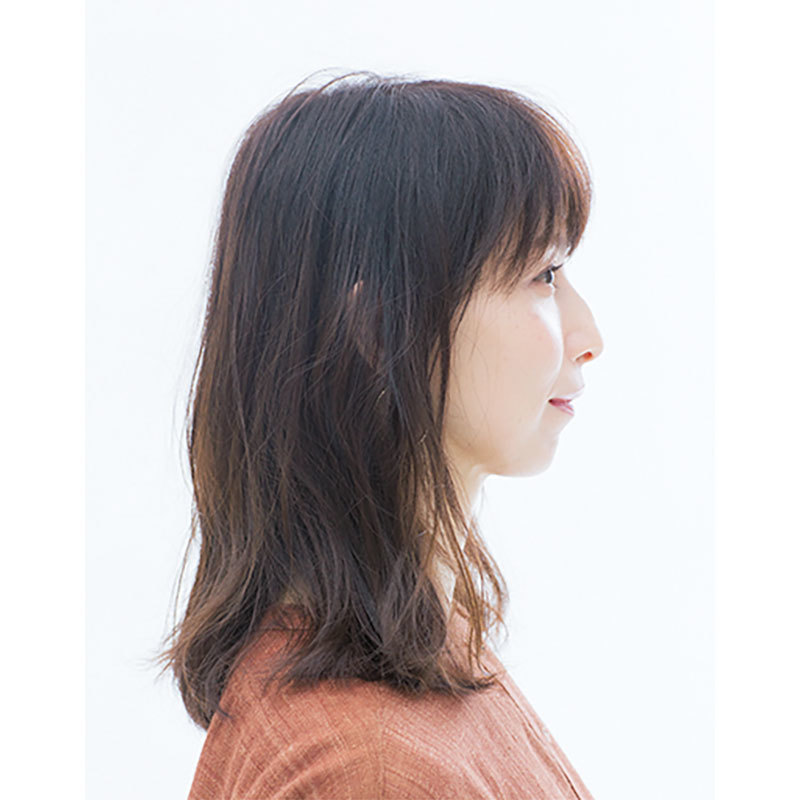 横から見た人気ヘアスタイル2位の髪型