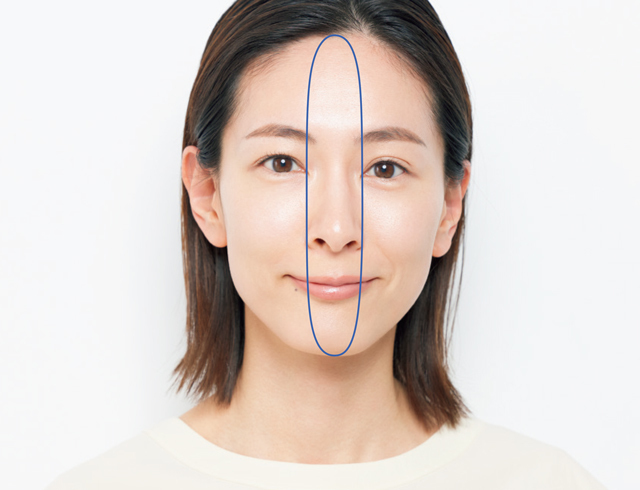 【Point】詰まり毛穴対策は顏の中心だけに!