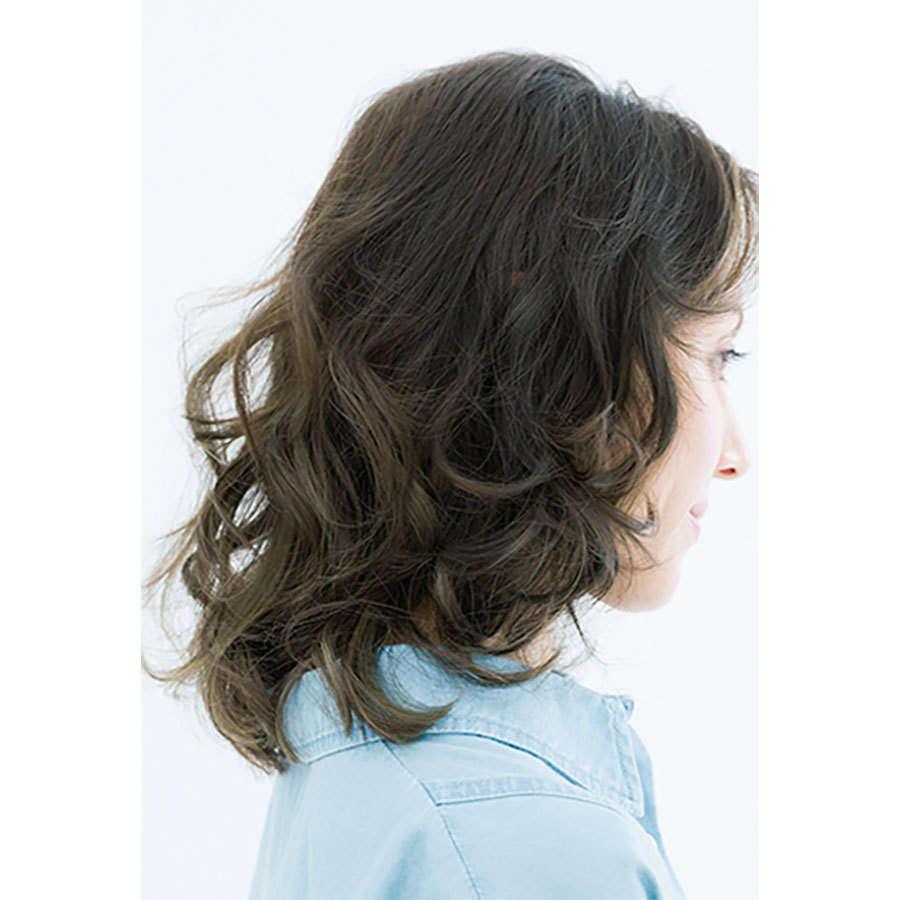 横から見た人気ランキング3位のヘアスタイル