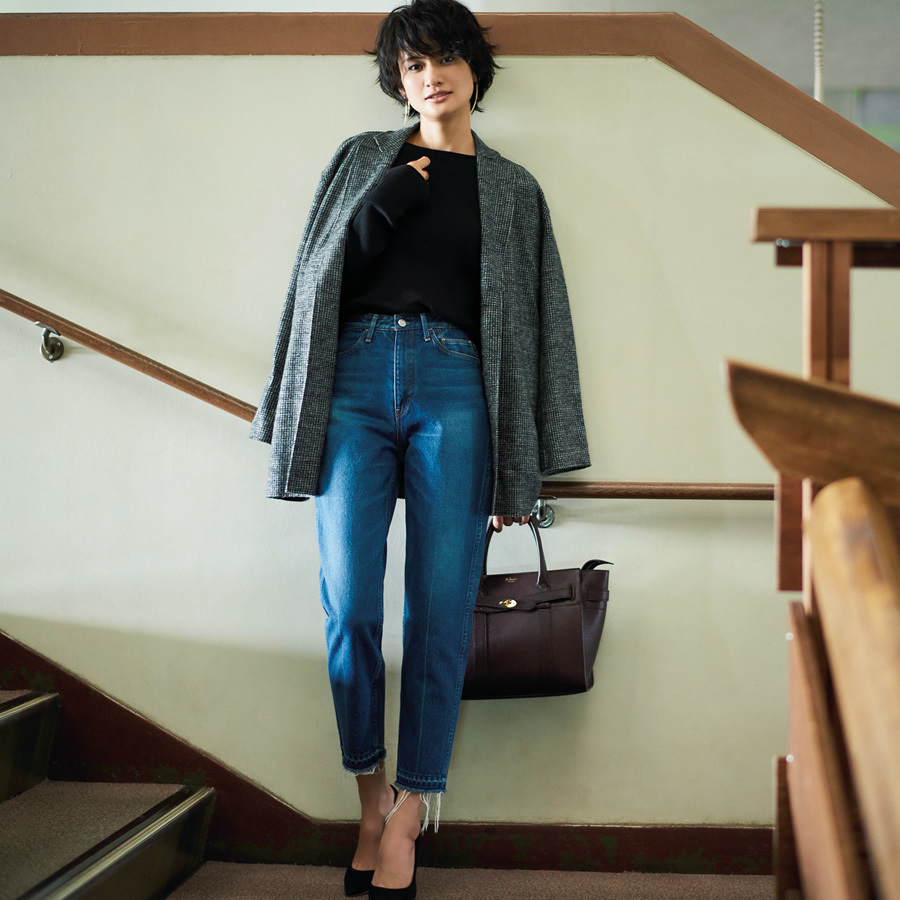 ビッグトップスには「細身のパンツ」がすっきり見えの新セオリー_1_2