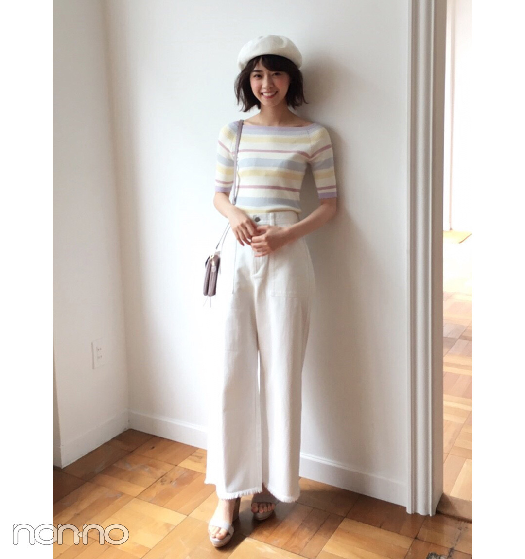 西野七瀬は淡いパステルが優しげな、白っぽコーデにトライ♡【毎日コーデ】_1_1