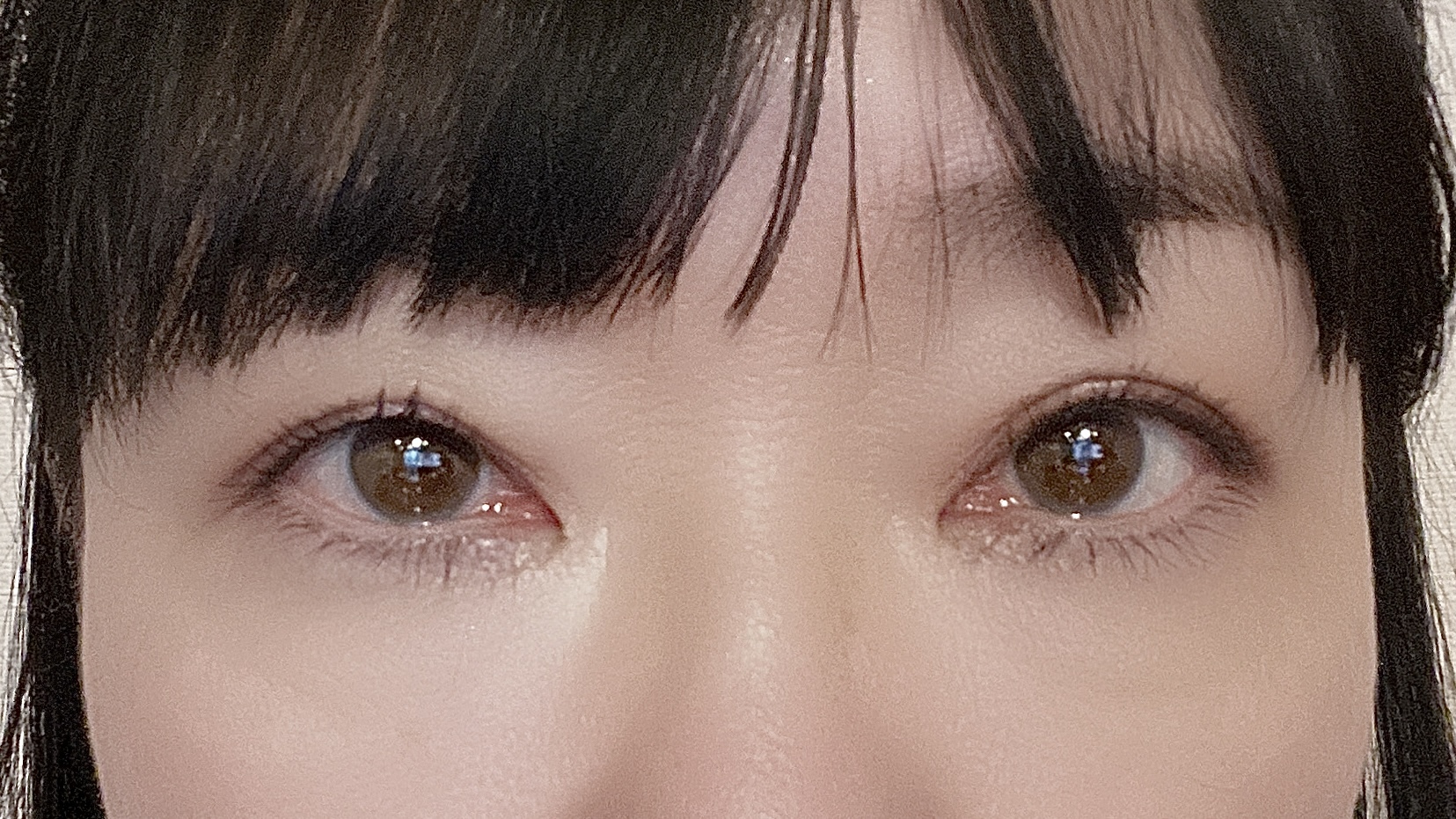 8時間後のメイク