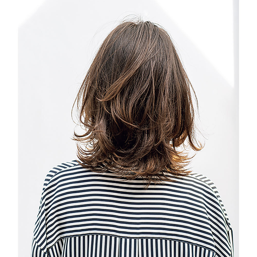 後ろから見た人気ランキング2位のヘアスタイル