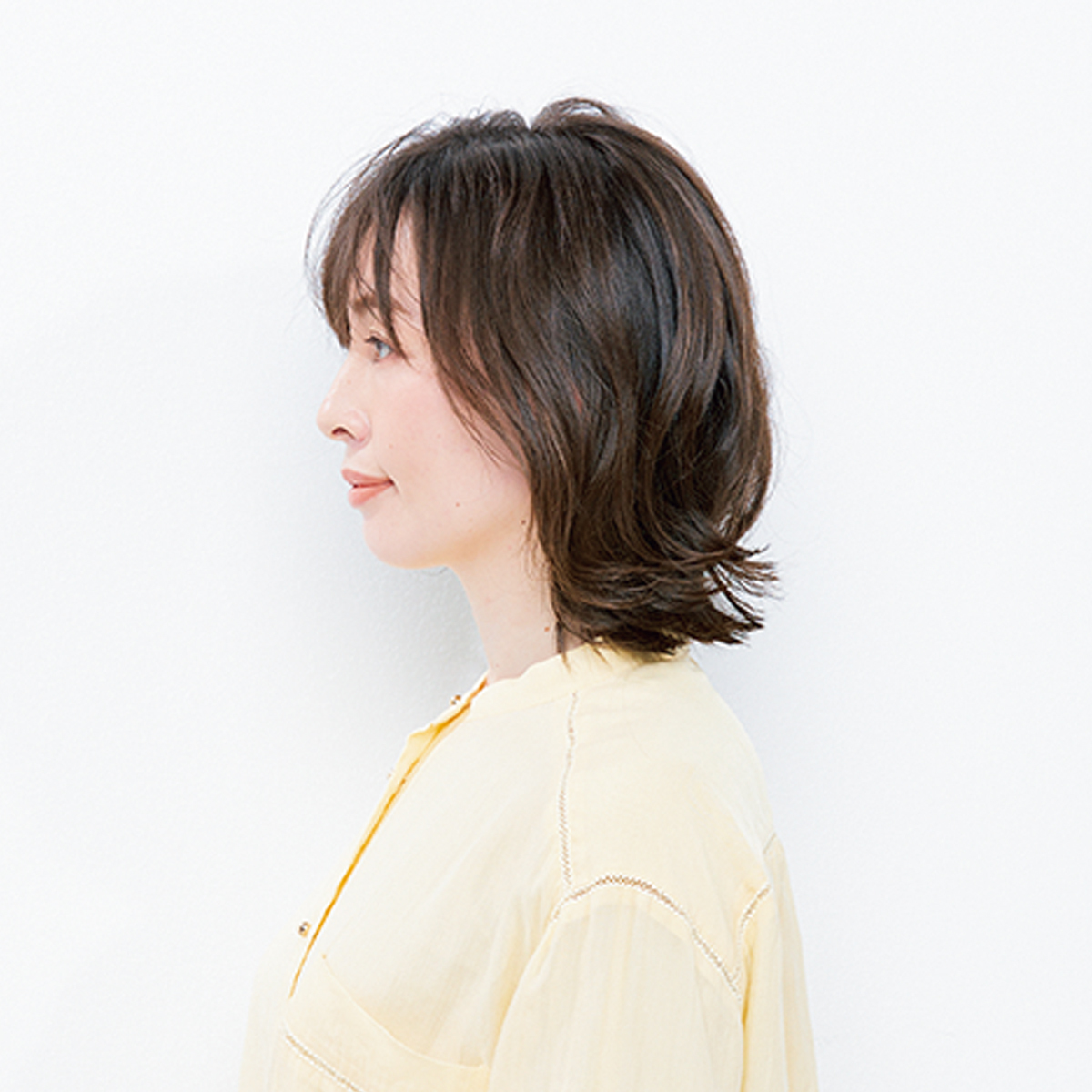 横から見た 人気ヘアスタイル1位の髪型