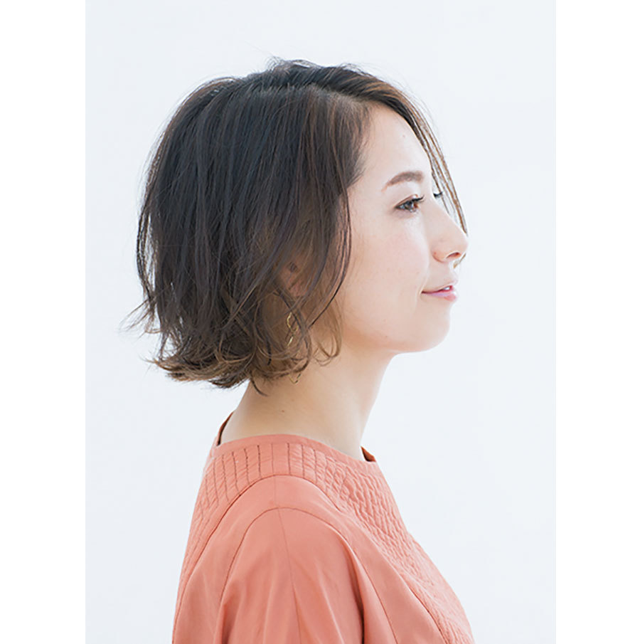 横から見た人気ボブヘアスタイル2位の髪型