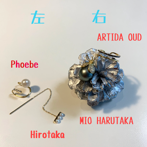 左はホワイト系、右はブラック系と雰囲気で分けています。