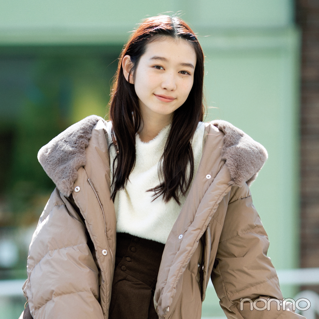 好感度抜群の白ダウン。カジュアル可愛いコーデで2020年、スタート 