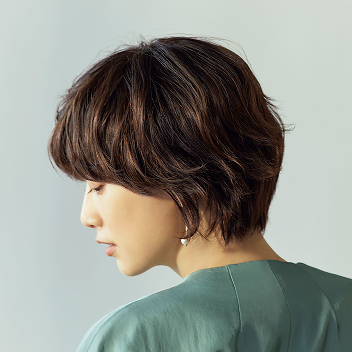 横から見た 人気ヘアスタイル2位の髪型