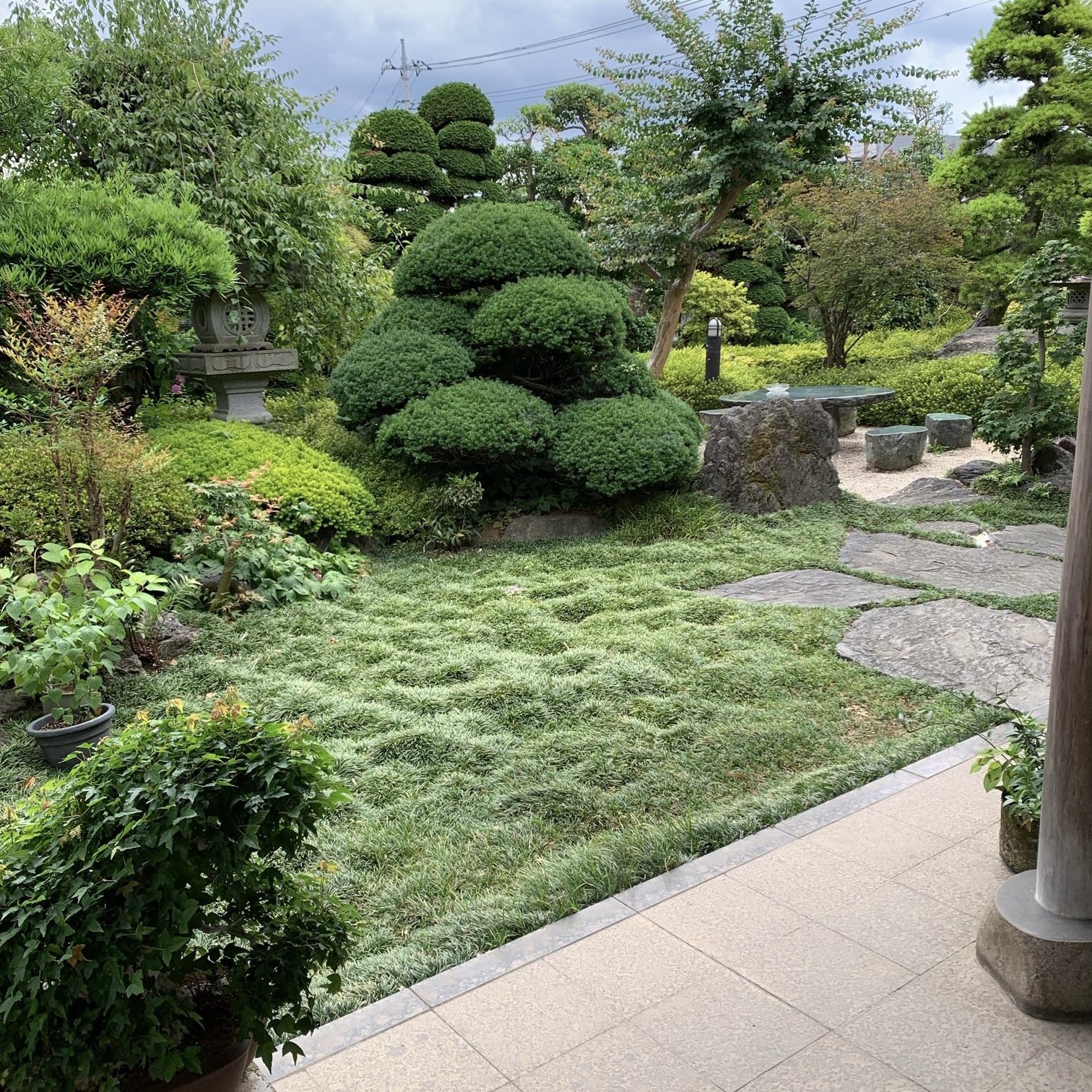 お庭