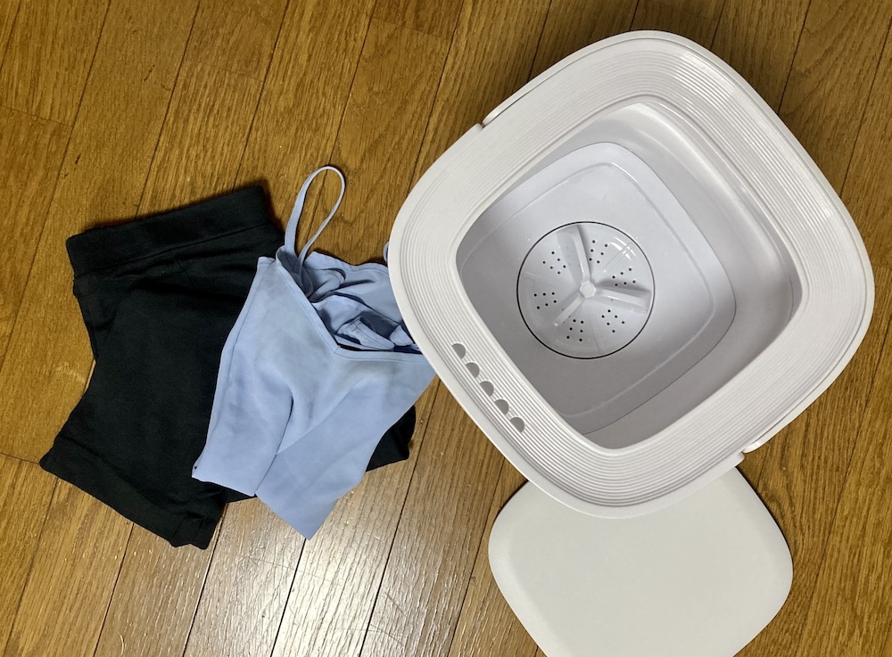 マスク、吸水ショーツなどの小分け洗いが楽になる「折りたためる洗濯機」を導入してみた!【エディターMMの気になる○○やってみました!#14】_1_9