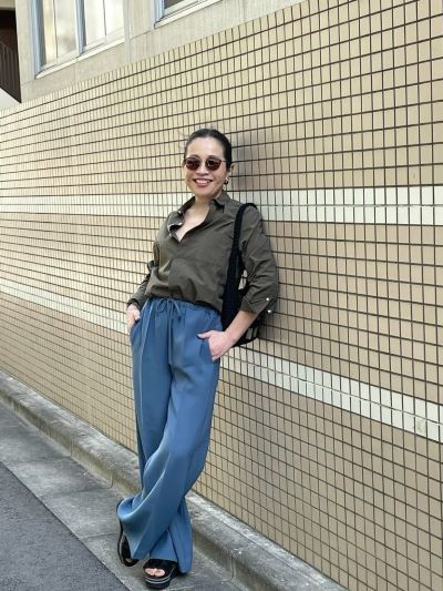 宮崎桃代×Drawing Numbers ボーイズテイストシャツ ¥27,500