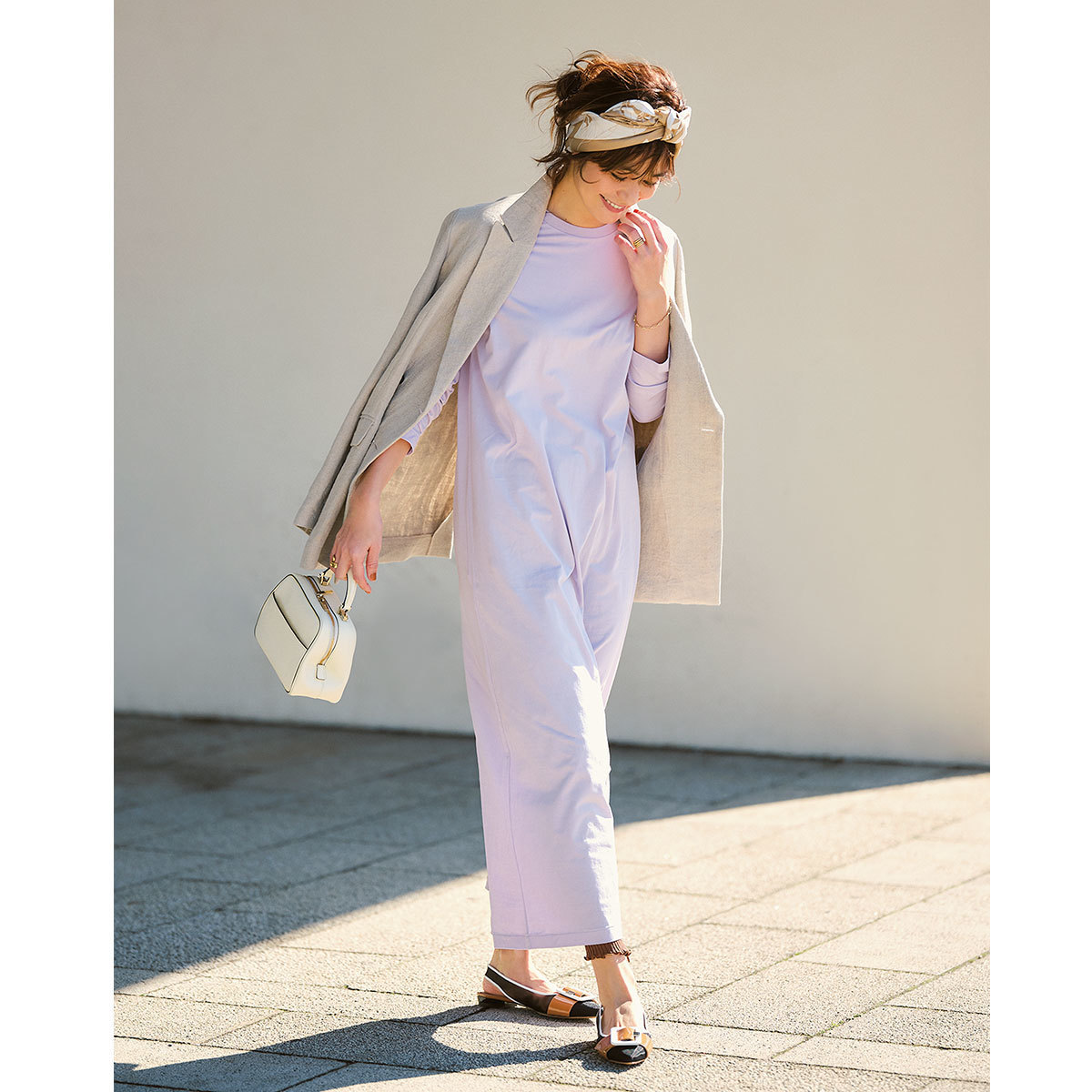 オンにもオフにも大活躍 アラフォーを素敵に魅せるワンピースコーデのまとめ 40代 ファッション ファッション誌marisol マリソル Online 40代をもっとキレイに 女っぷり上々