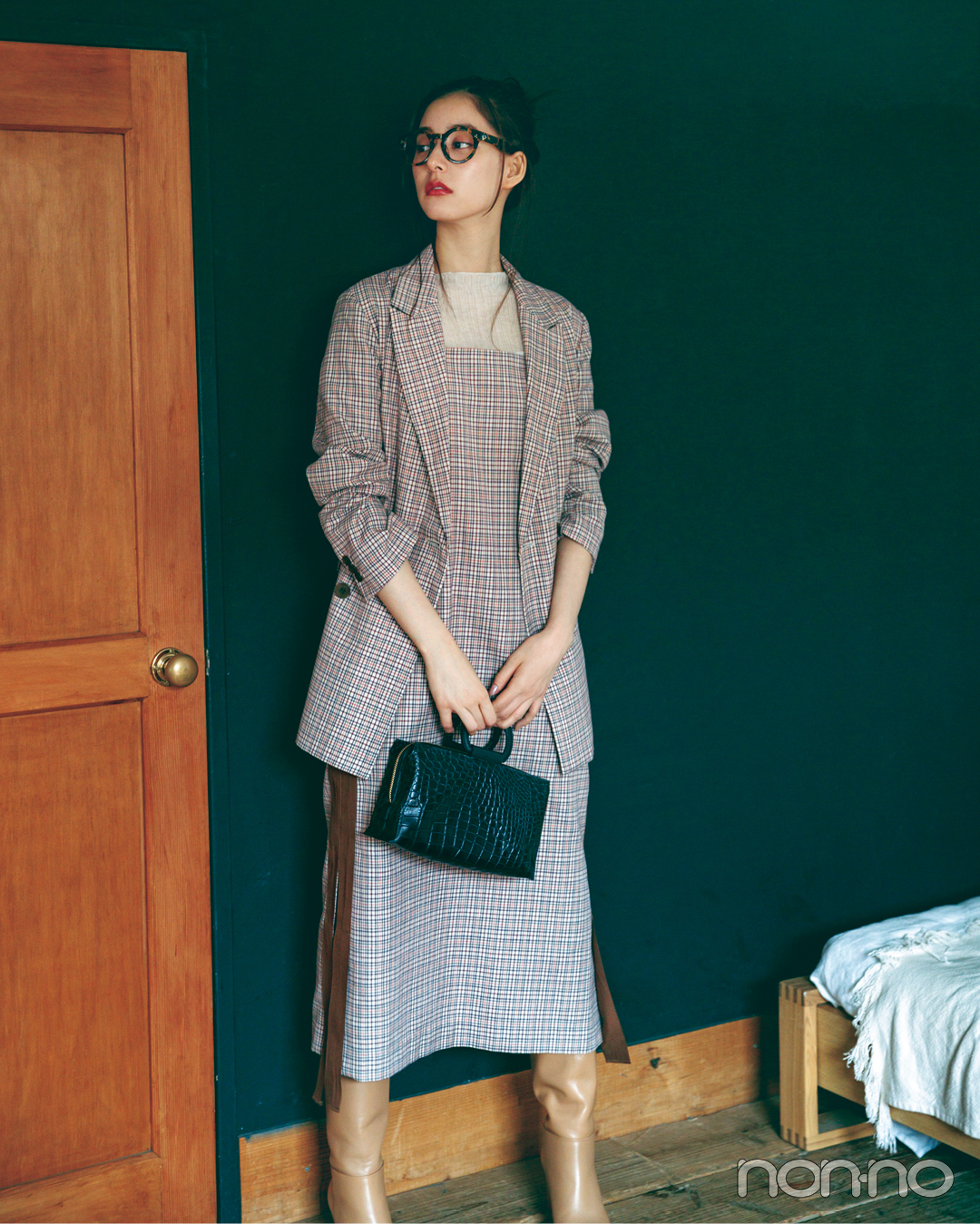 新木優子×新しいこと始まる秋服。「ジャケットのセットアップが着回せる」_1_3