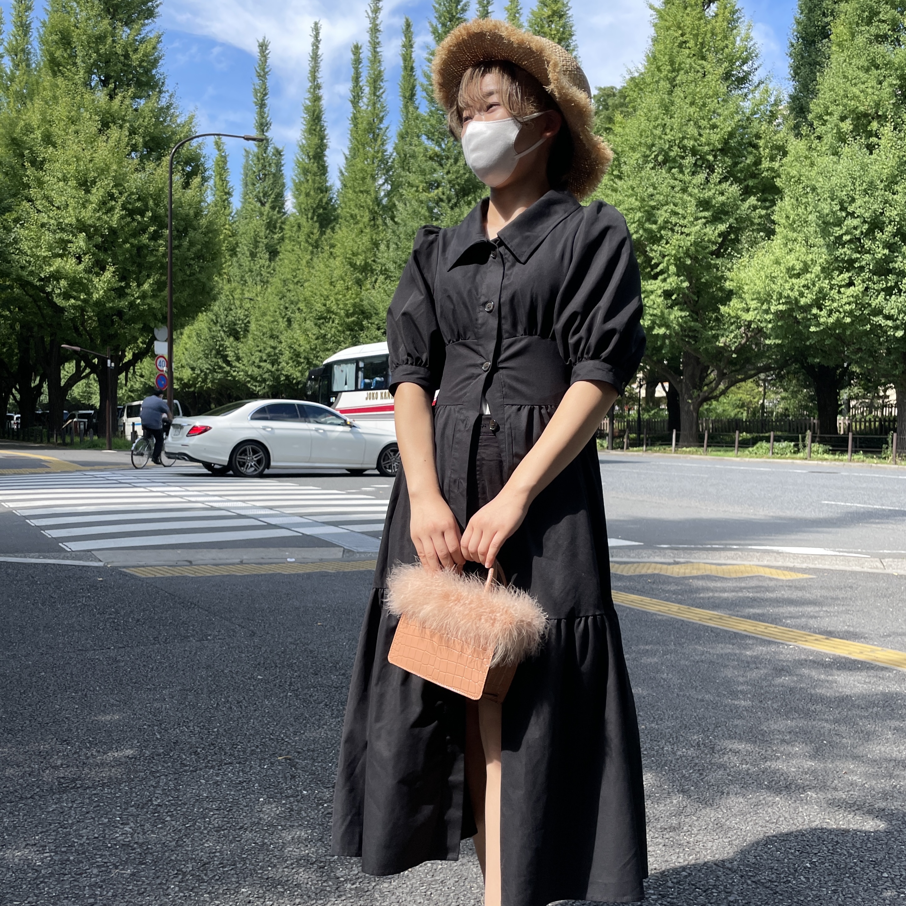 モード派vsガーリー派 夏のオールブラックコーデの着こなし方 Non No Web ファッション 美容 モデル情報を毎日お届け