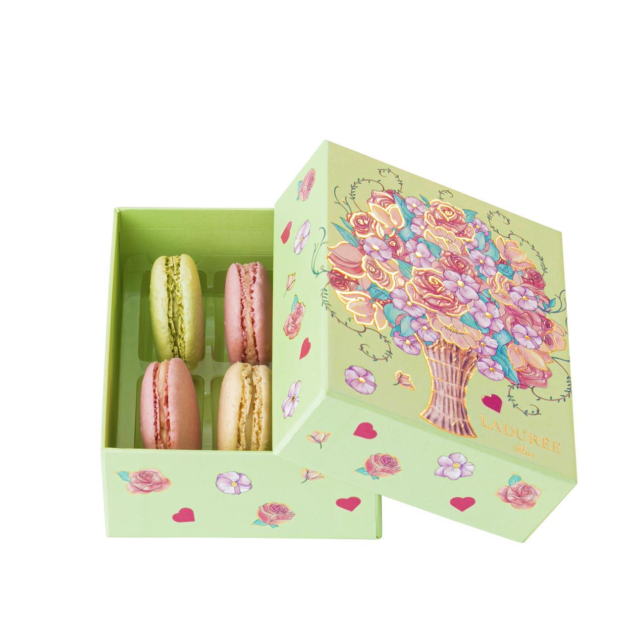 『ラデュレ(LADURÉE)』「ブーケ・ド・ローズ」6個入