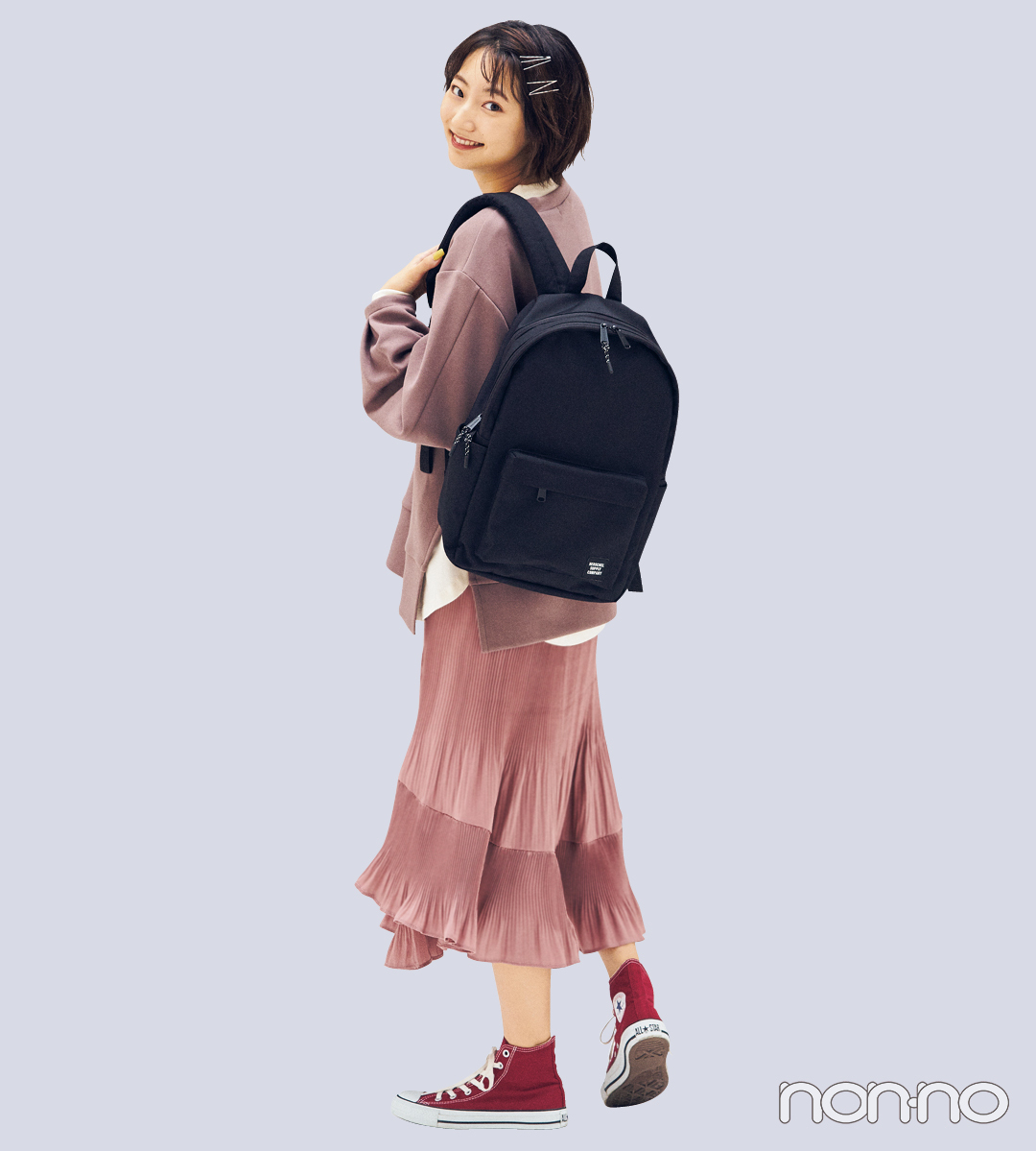 カジュアル派の毎日バッグは「黒リュック」が鉄板! _1_4