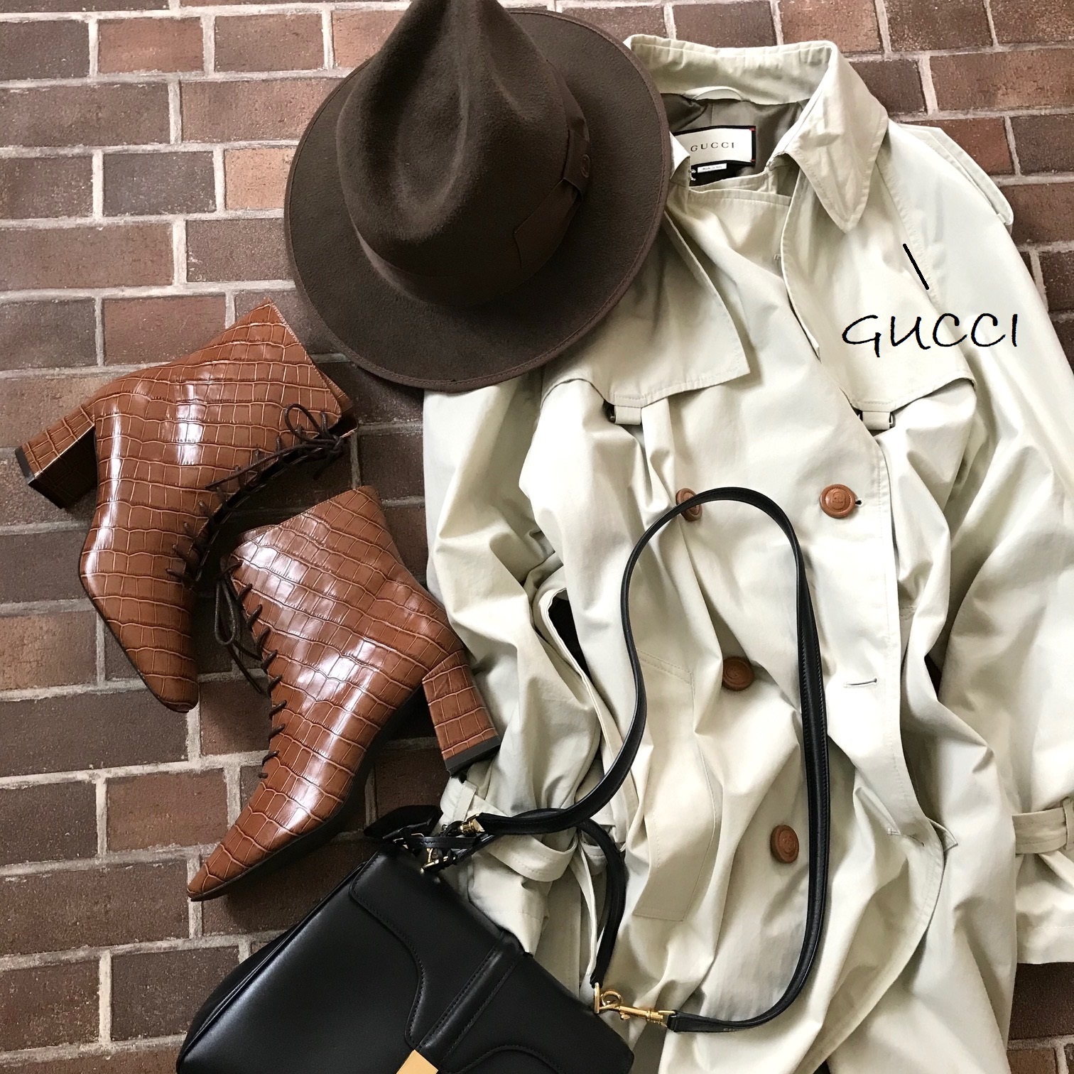 GUCCI 中折れハット