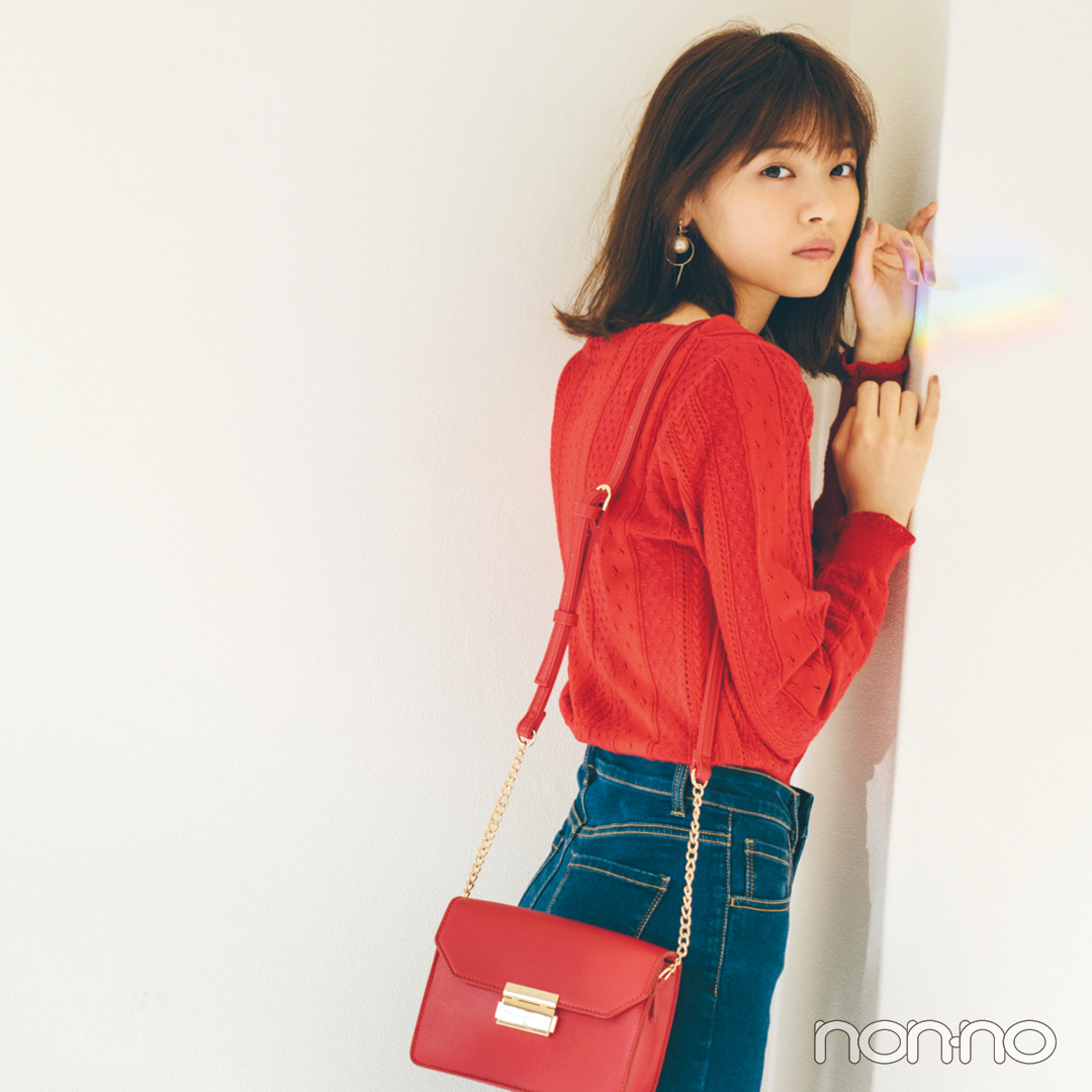 19春色トレンド アクセントカラーはこの色 Non No Web ファッション 美容 モデル情報を毎日お届け