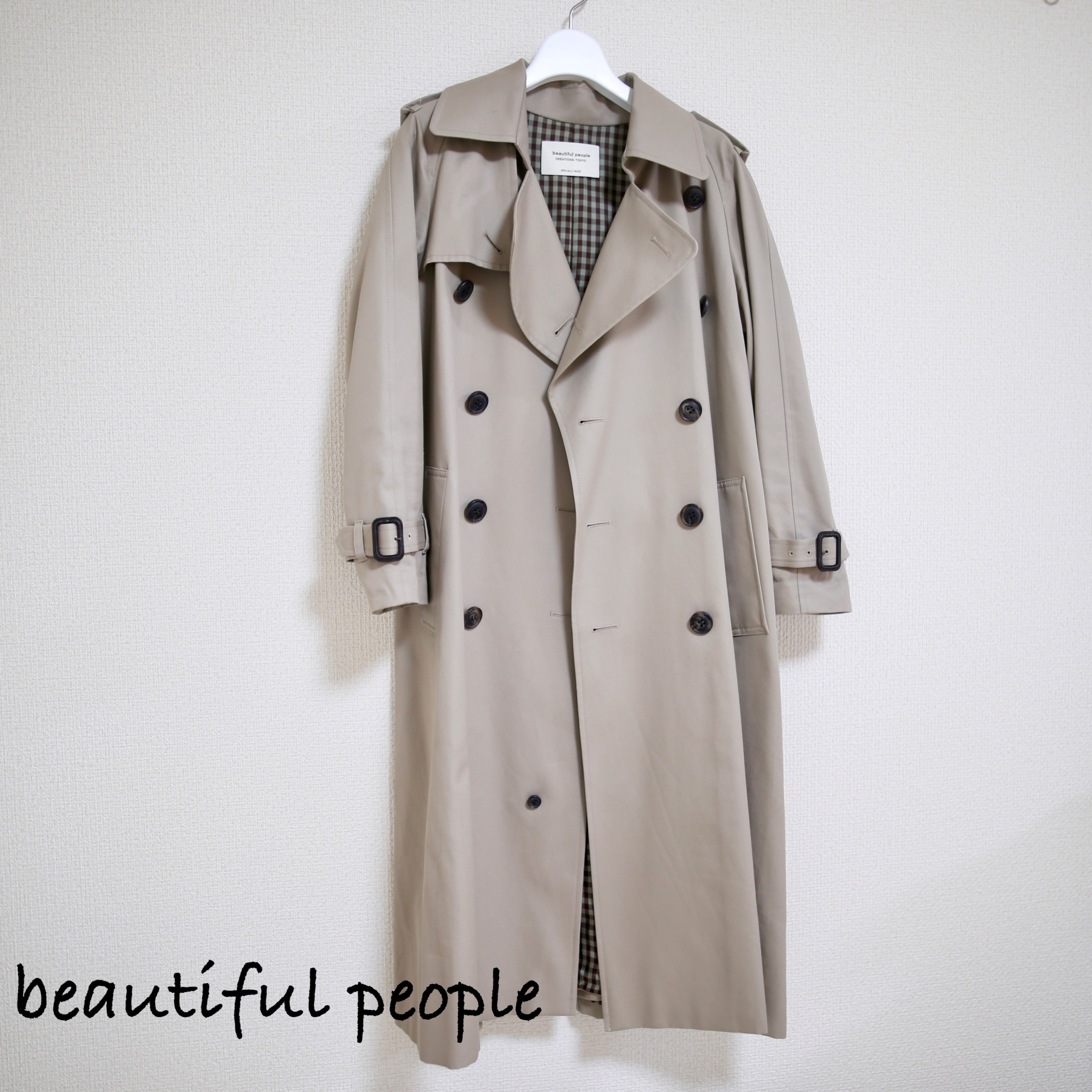 トレンチコート:beautiful people