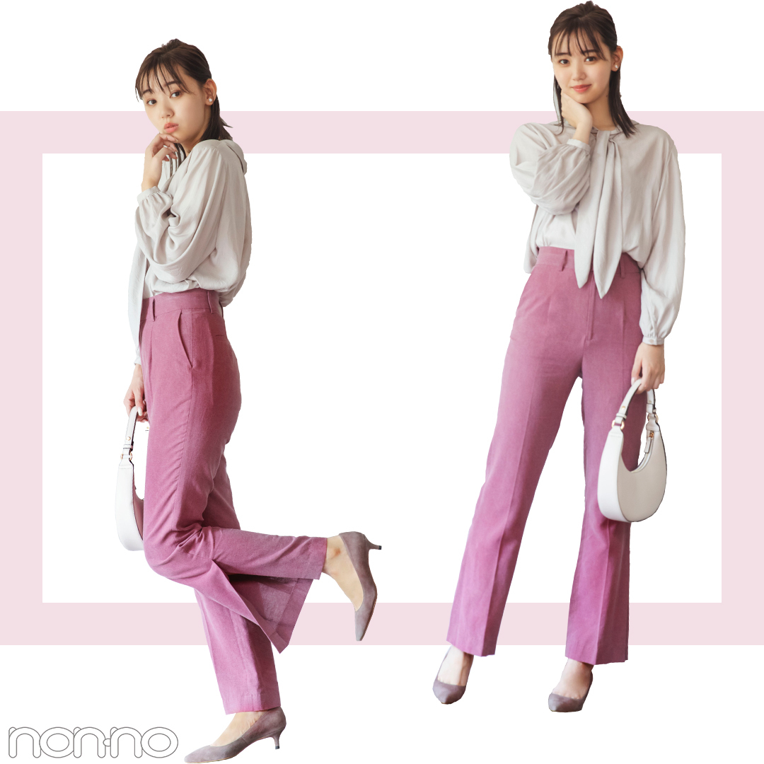 ITEM4) スタイルUP効果抜群! スリット入りフレアで美脚見せ♡