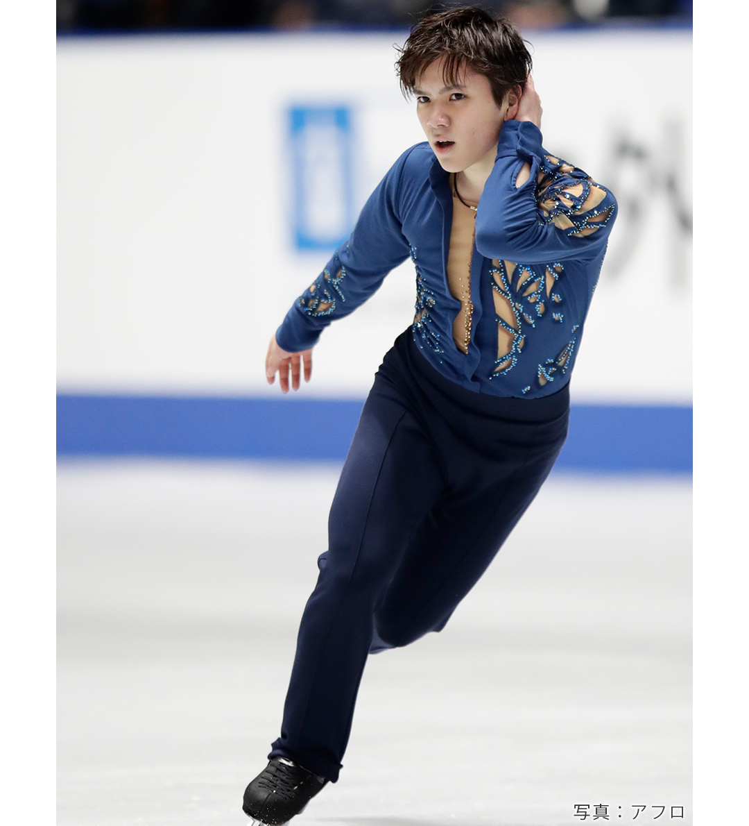2019年全日本選手権 男子FSでの宇野昌磨選手