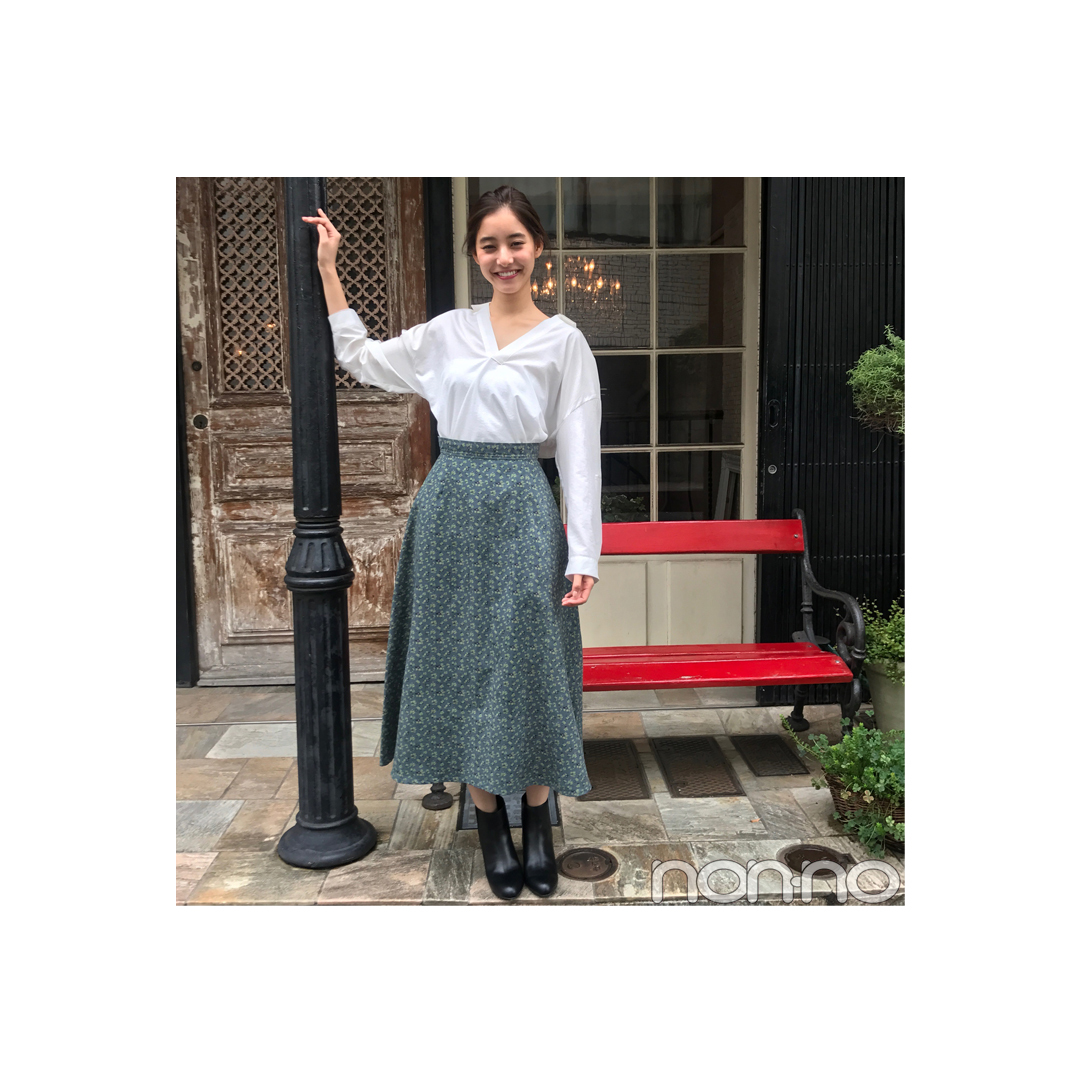 新木優子のさわやか白シャツスタイル【毎日コーデ】_1_1
