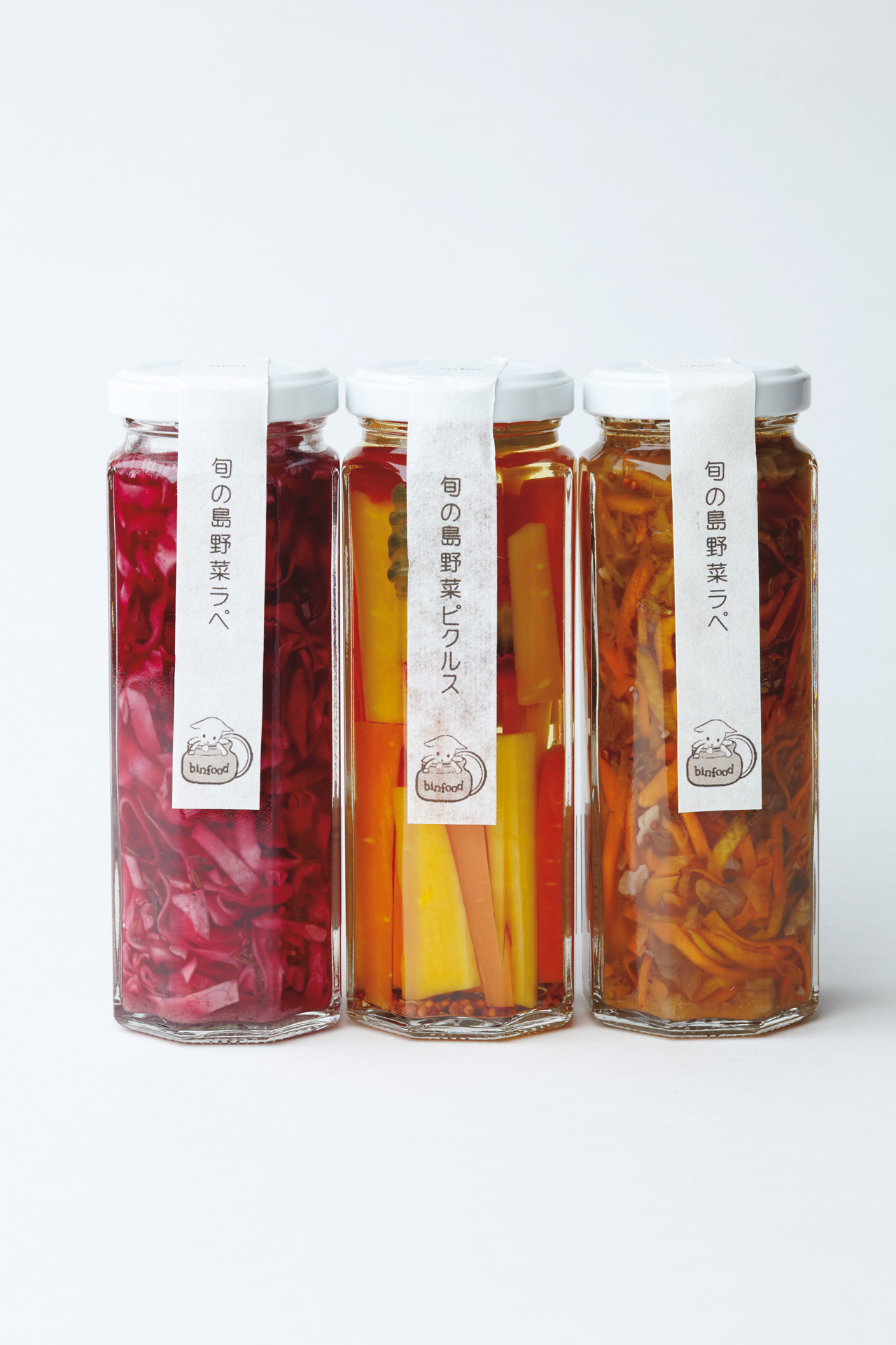 作り手の顔が見える素材たち ビン food の 「旬の島野菜ラぺ」、 「旬の島野菜ピクルス」_1_1